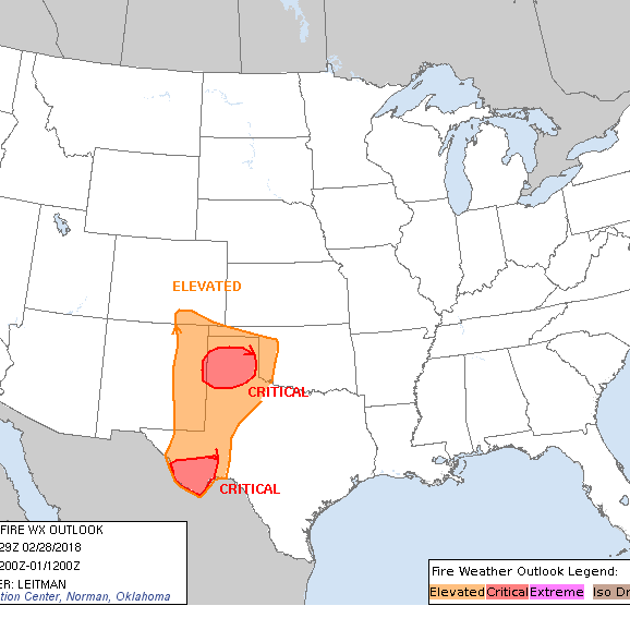 fire outlook 28feb18